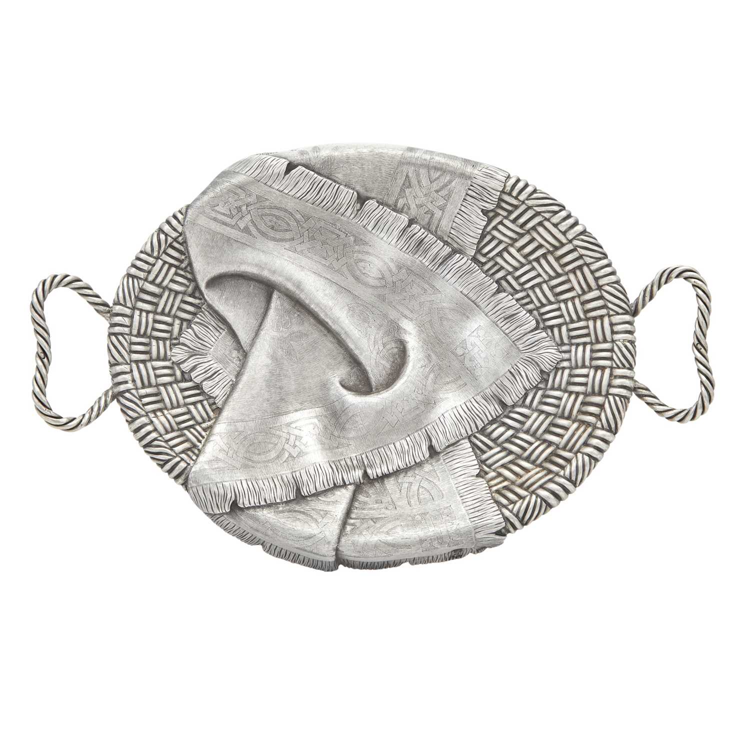 Lot 30 - Russian Silver Trompe l’oeil Basket