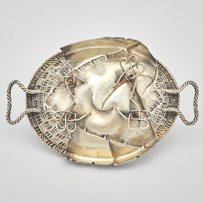 Lot 30 - Russian Silver Trompe l’oeil Basket