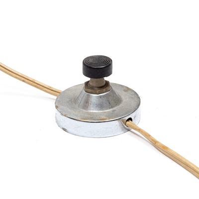 Lot 571 - Angelo Lelii Chromed and Enameled Metal "Triennale" Adjustable Floor Lamp