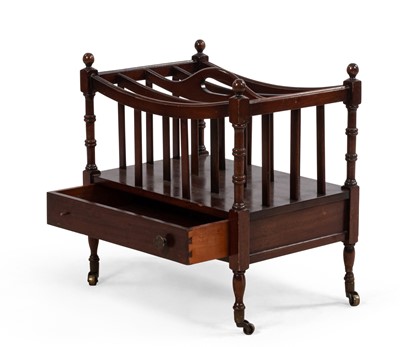Lot 114 - George III Style Mahogany Canterbury