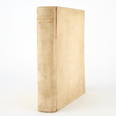 Lot 186 - The rare deluxe issue of Meyer's Across East African Glaciers, on the first ascent of Kilimanjaro