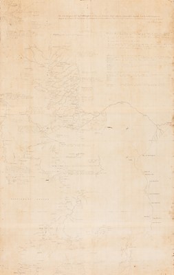 Lot 178 - A presentation map prepared by David Livingstone in Cape Town
