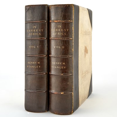 Lot 206 - Stanley's In Darkest Africa, one of 250 copies signed by him