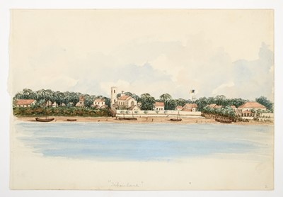 Lot 215 - Group of drawings of  the Coasts of Zanzibar and Madagascar, likely 1870s