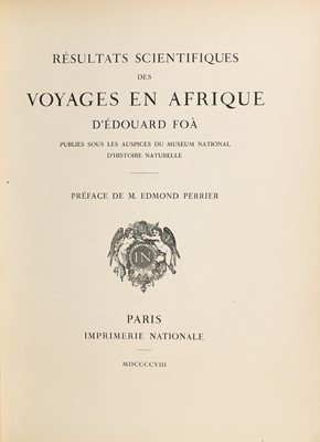 Lot 151 - Edouard Foa's explorations of Africa