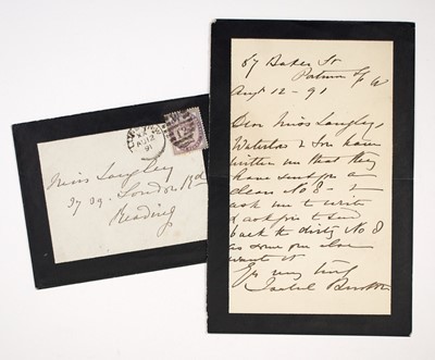 Lot 135 - Richard Burton's memorial volume, with letters from Mrs. Burton