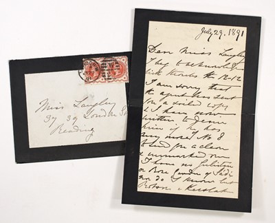 Lot 135 - Richard Burton's memorial volume, with letters from Mrs. Burton