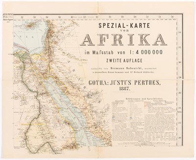 Lot 166 - Perthes Spezial-Karte von Afrika