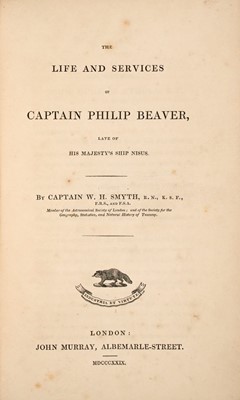 Lot 202 - Smyth's Life and Services of Captain Philip Beaver, in the original cloth