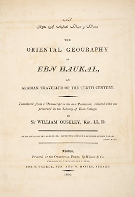 Lot 192 - Sir Thomas Phillipps's copy of Ouseley's works