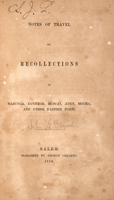 Lot 116 - Four scarce 19th-century works of African interest.