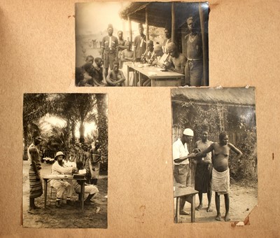 Lot 131 - Two interesting photographic albums with views of Africa and native life