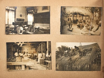 Lot 131 - Two interesting photographic albums with views of Africa and native life