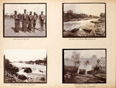 Lot 131 - Two interesting photographic albums with views of Africa and native life