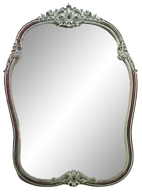 Lot 285 - Louis XV Style Painted Wood Mirror