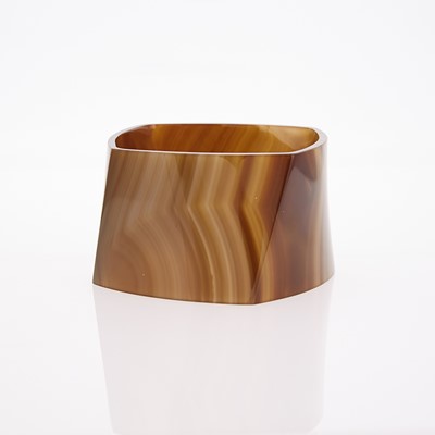 Lot 1036 - Tiffany & Co., Frank Gehry Agate 'Torque' Cuff Bracelet