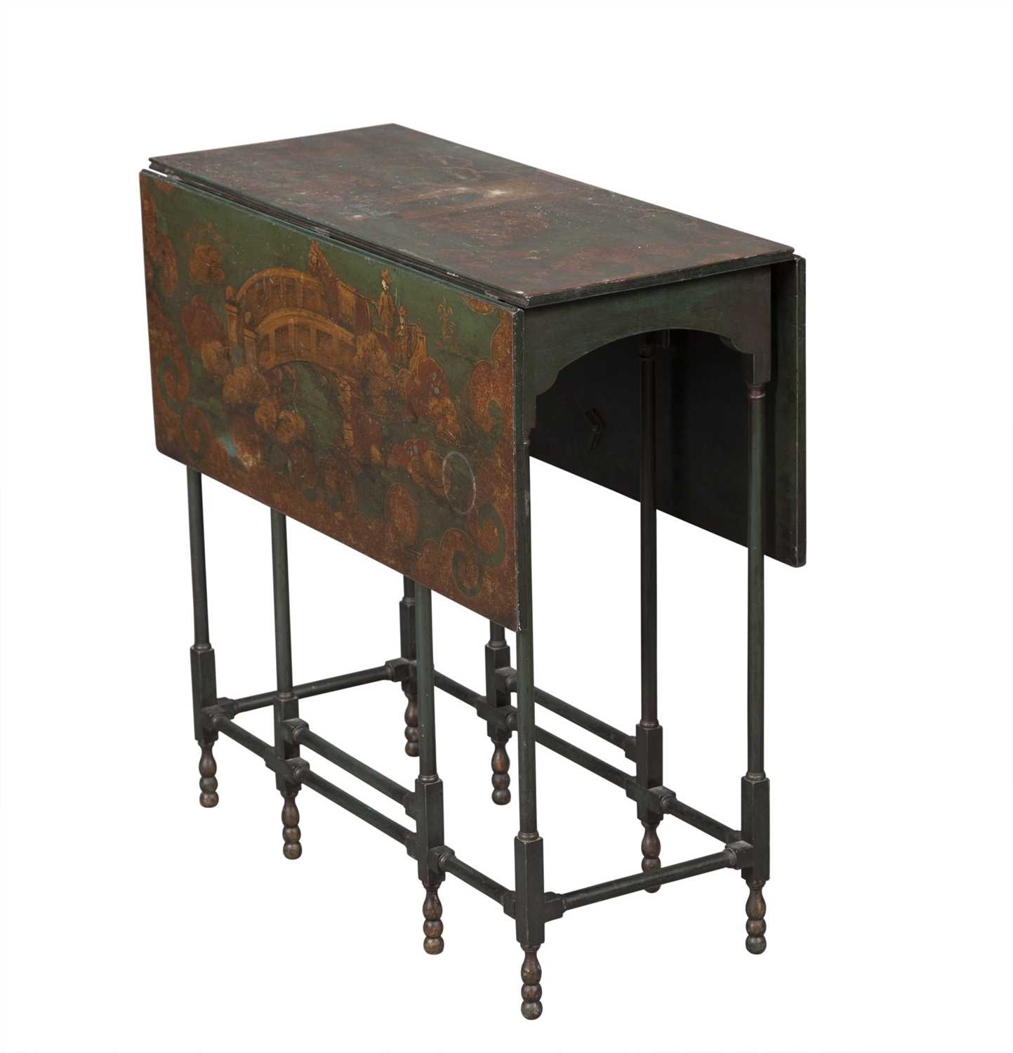Lot 331 - Chinese Export Lacquered Gate-Leg Table