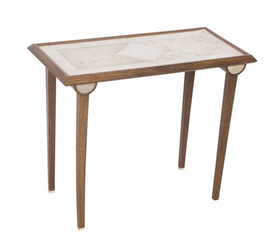 Lot 642 - Clement Rousseau Art Deco Palmwood and Shagreen Low Table