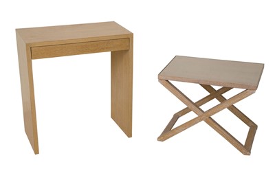 Lot 670 - Peter Marino Limed Oak Occasional Table
