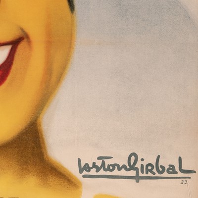 Lot 5160 - A rare, large Josephine Baker poster printed in Paris