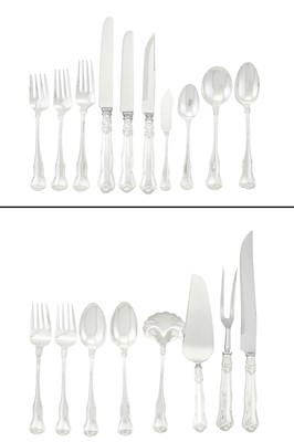 Lot 512 - Tiffany & Co. Sterling Silver "Provence" Pattern Flatware Service