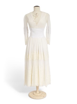 Lot 5010 - Corset dress and earrings worn by Kelli O'Hara in the Ragtime Reunion Concert
