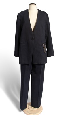 Lot 5017 - Pinstriped suit worn by Judy Kaye in the 2023 Ragtime Reunion Concert