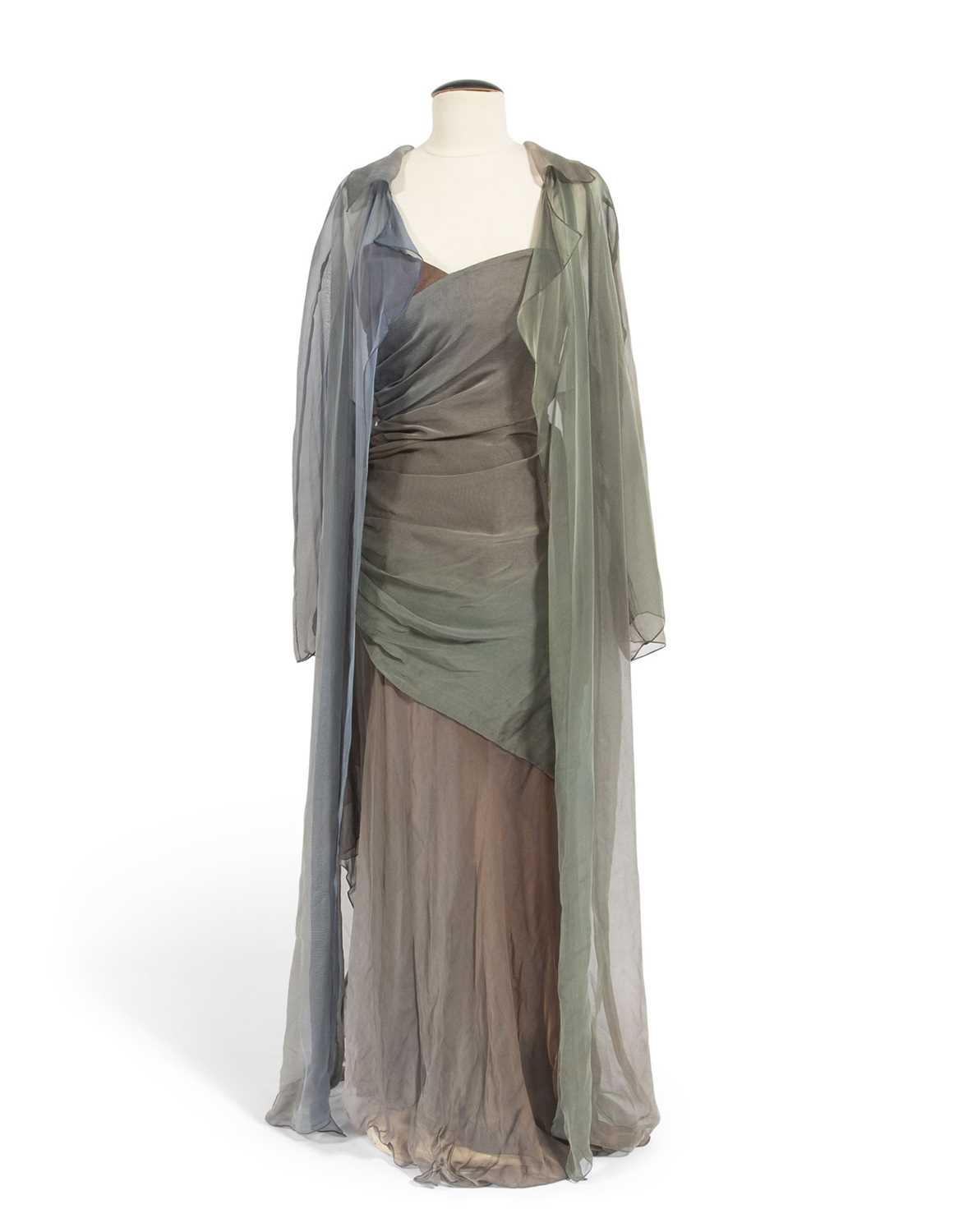 Lot 5006 - A Bill Blass designed gown and duster worn by Donna Murphy to the Tony Awards