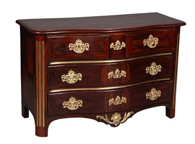 Lot 682 - Régence Parquetry  Commode
