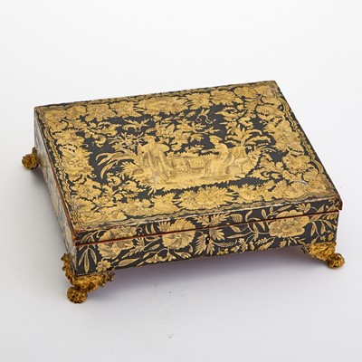 Lot 144 - Regency Penwork Workbox