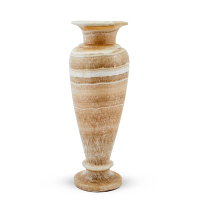 Lot 291 - Mid-Century Polished Honey Onyx Vase