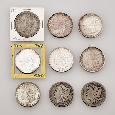 Lot 1055 - United States Morgan Dollar Group
