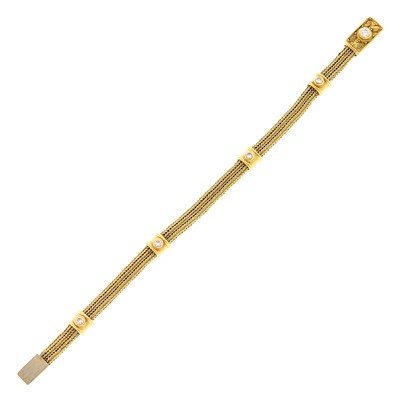 Lot 1191 - Bikakis & Johns Gold and Diamond Bracelet