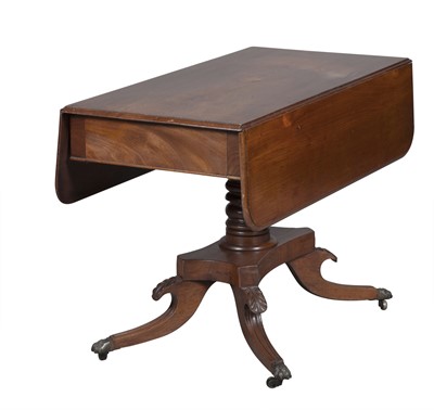 Lot 182 - Regency Mahogany Drop Leaf Table