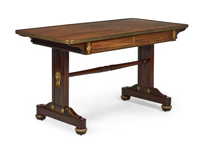 Lot 146 - Regency Ormolu-Mounted Rosewood Library Table