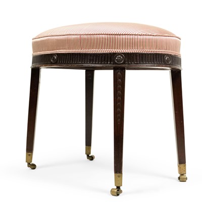 Lot 132 - George III Mahogany Stool