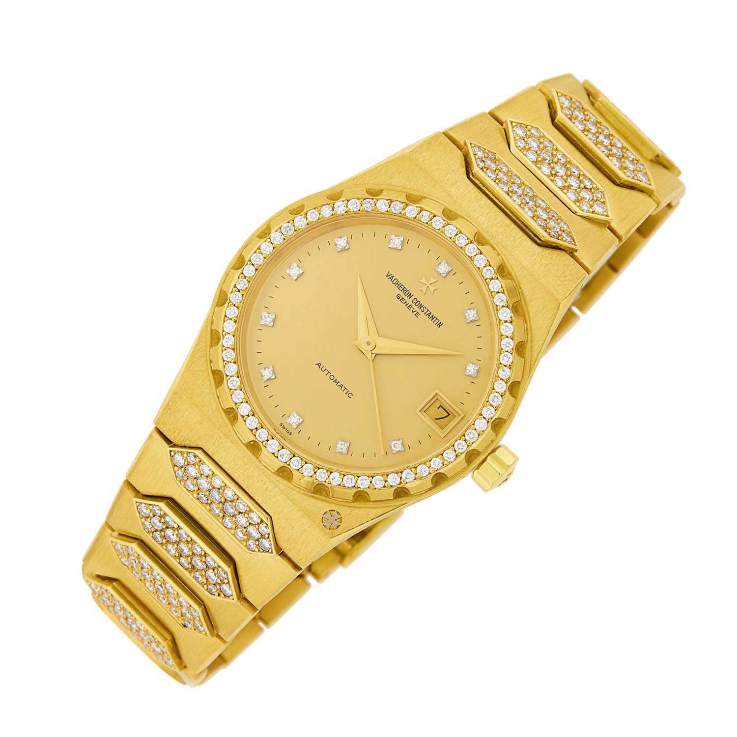 Lot 47 - Vacheron Constantin Gentleman's Gold and Diamond '222' Wristwatch, Ref. 222