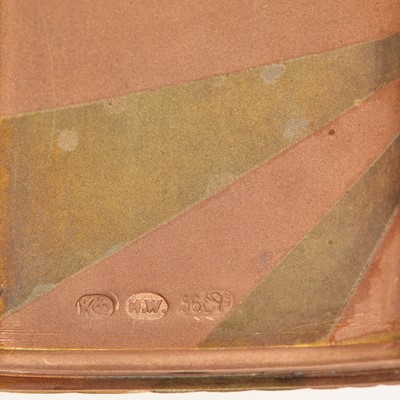 Lot 90 - Russian Two-Color Gold Vesta Case