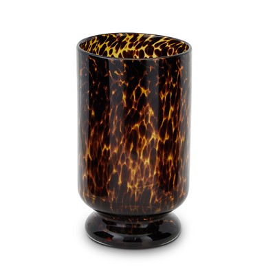 Lot 154 - Faux Tortoiseshell Glass Vase