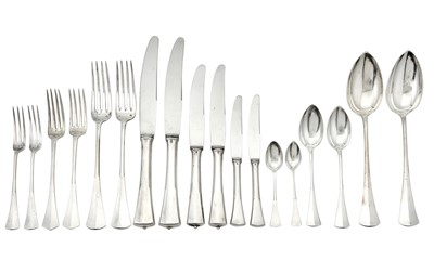 Lot 148 - Assembled Continental Silver Flatware Service