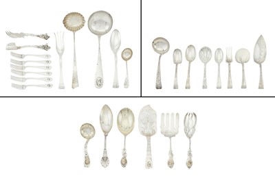 Lot 567 - Group of American Sterling Silver Serving Pieces