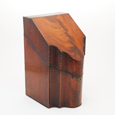 Lot 94 - George III Mahogany Knife Box