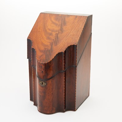 Lot 94 - George III Mahogany Knife Box