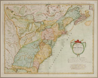 Lot 75 - A German map of Revolutionary and early Federal interest