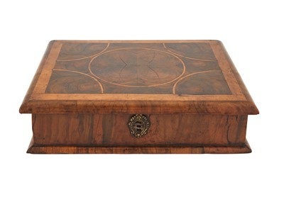 Lot 97 - William and Mary Oyster Veneered Walnut Box