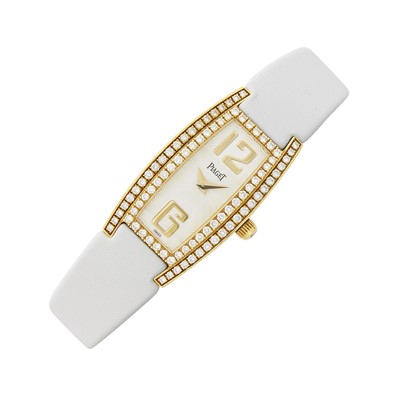 Lot 1101 - Piaget Gold and Diamond 'Limelight' Wristwatch