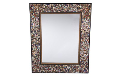 Lot 291 - Tile Inset Mirror