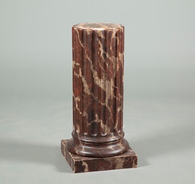 Lot 333 - Faux Painted Marble Pedestal