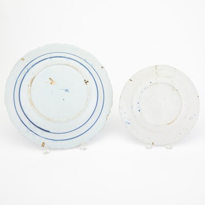 Lot 282 - Dutch Delft Blue and White Tea Tree Charger