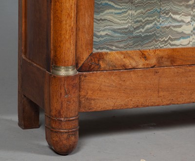 Lot 388 - Empire Walnut Bibliotheque